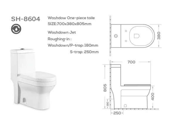 wholesale ce certified washdown one-piece toilet (2)