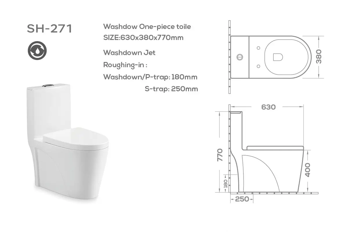 wholesale washdown one‑piece toilet (2)