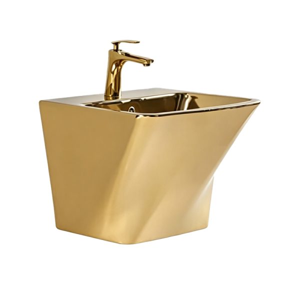 Wholesale Luxury Gold-Finish Washbasins SH-188GC — Ideal for Luxury Hotel Bathrooms and High-End Restaurant Restrooms