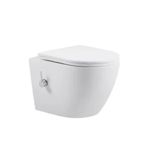 Wholesale Toilet with Bidet SH-034 – Wall-Hung Toilet with Advanced "Tornado Quiet" Technology