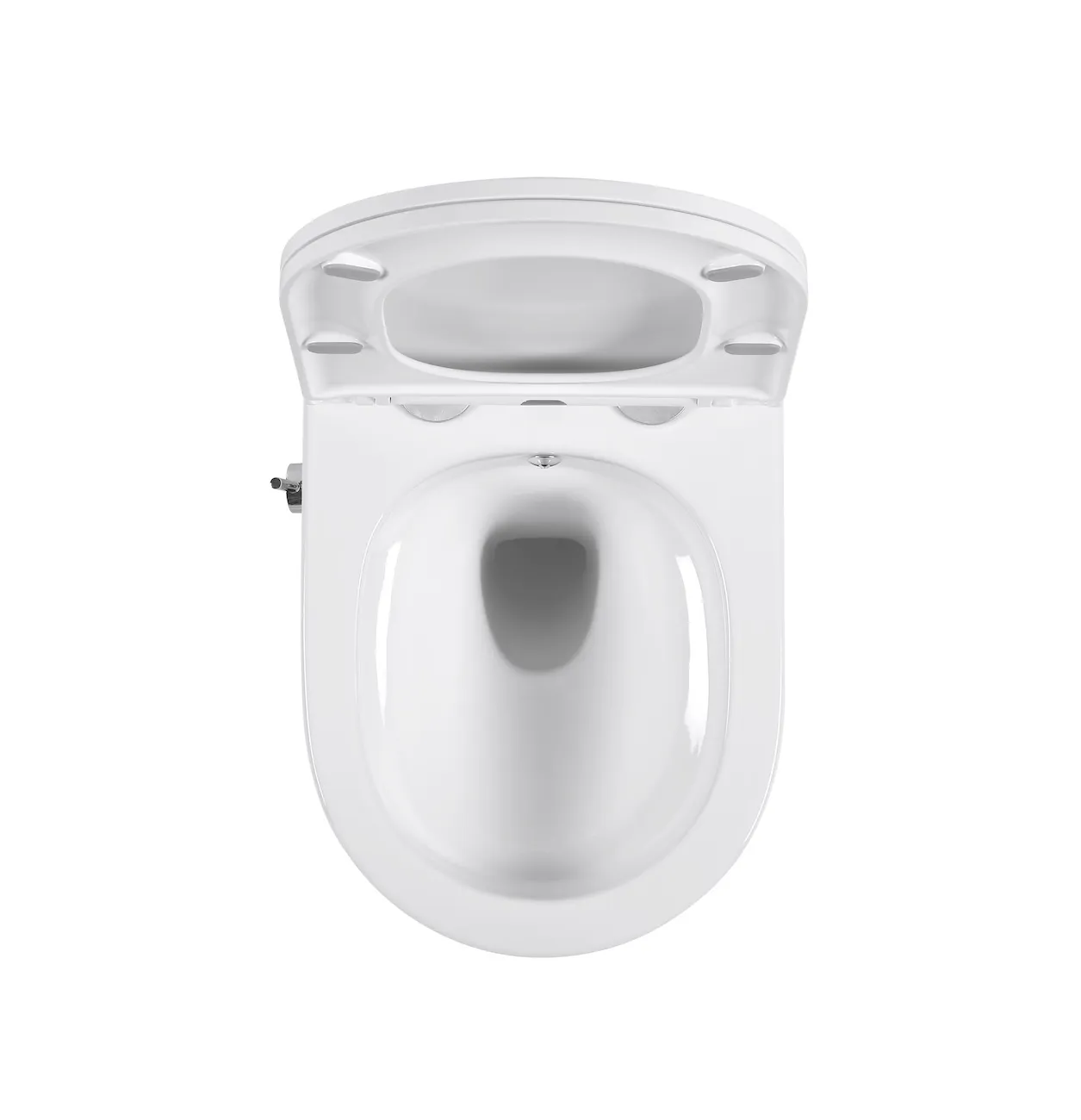 Wholesale Toilet with Bidet SH-034 – Wall-Hung Toilet with Advanced "Tornado Quiet" Technology - الصورة 3