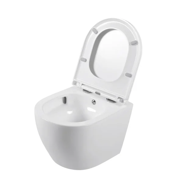 Wholesale Toilet with Bidet SH-034 – Wall-Hung Toilet with Advanced "Tornado Quiet" Technology