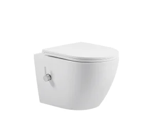 مرحاض مع بيديت حائط مع شطاف SH-034