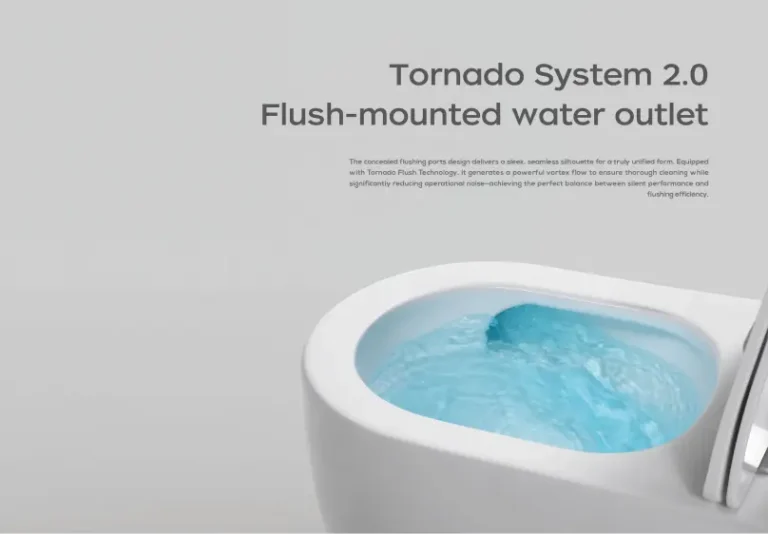 wholesale toilet 6628 rimless design and 4.5l water-saving performance