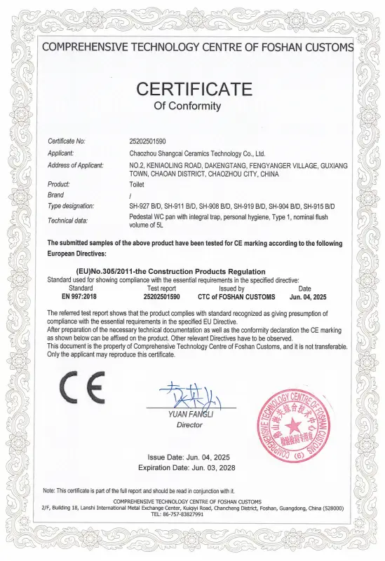 CE Certificate