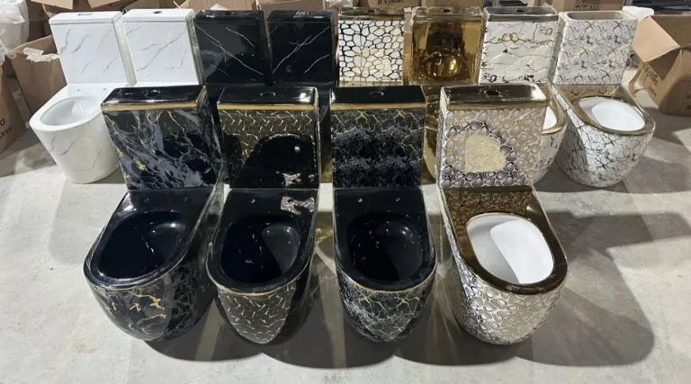 مراحيض فاخرة مطلية بالكهرباء في مصنع مراحيض ساوث فيلا