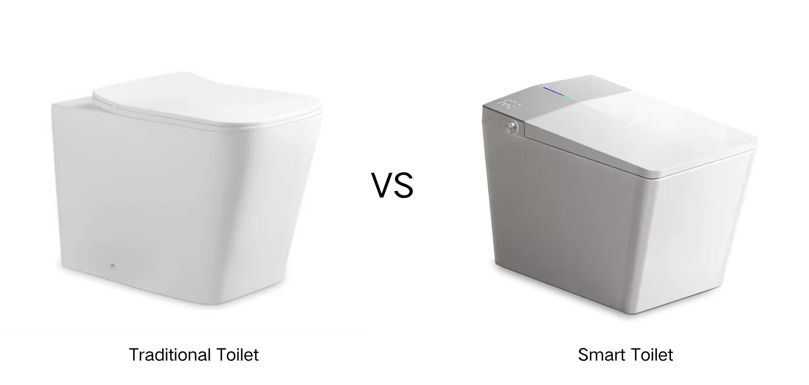 Smart Toilet vs. Traditional Toilet