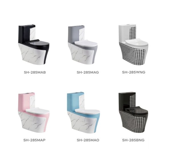 Luxury Marble-Patterned One-Piece Toilet Manufacturer – Wholesale SH-285M