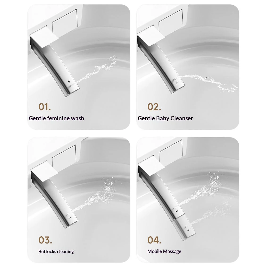 bidet washing function