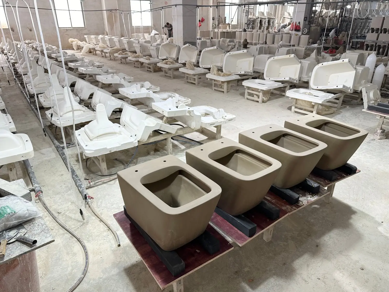 toilet bowl production