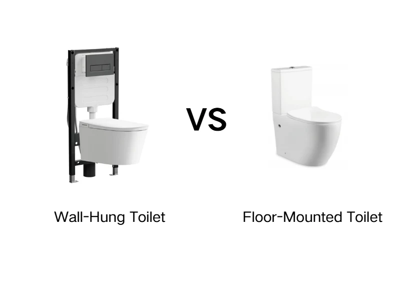 Wall-Hung Toilet VS Floor-Mounted Toilet