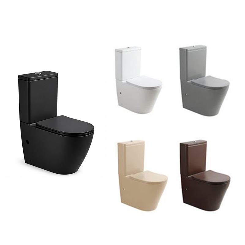 Bulk Matte Black Two-Piece Toilet SH-5102MB – High Performance, High Cost-Effectiveness - الصورة 2