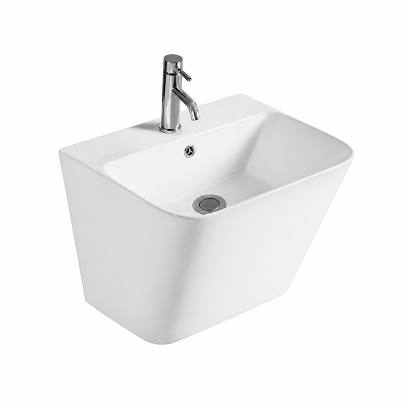 Wholesale High-Quality Modern Wall-Hung Basin SH-P131 – Ceramic Basin Factory and Supplier
