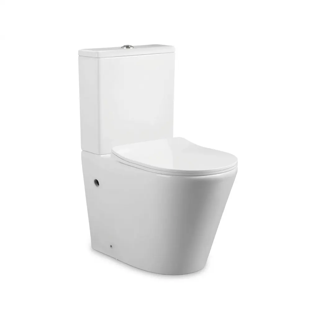 round-front two-piece toilet