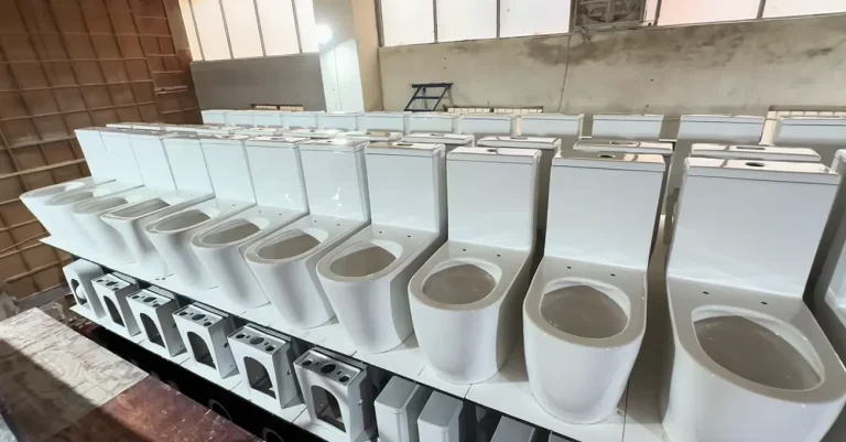 toilet kiln firing at our factory