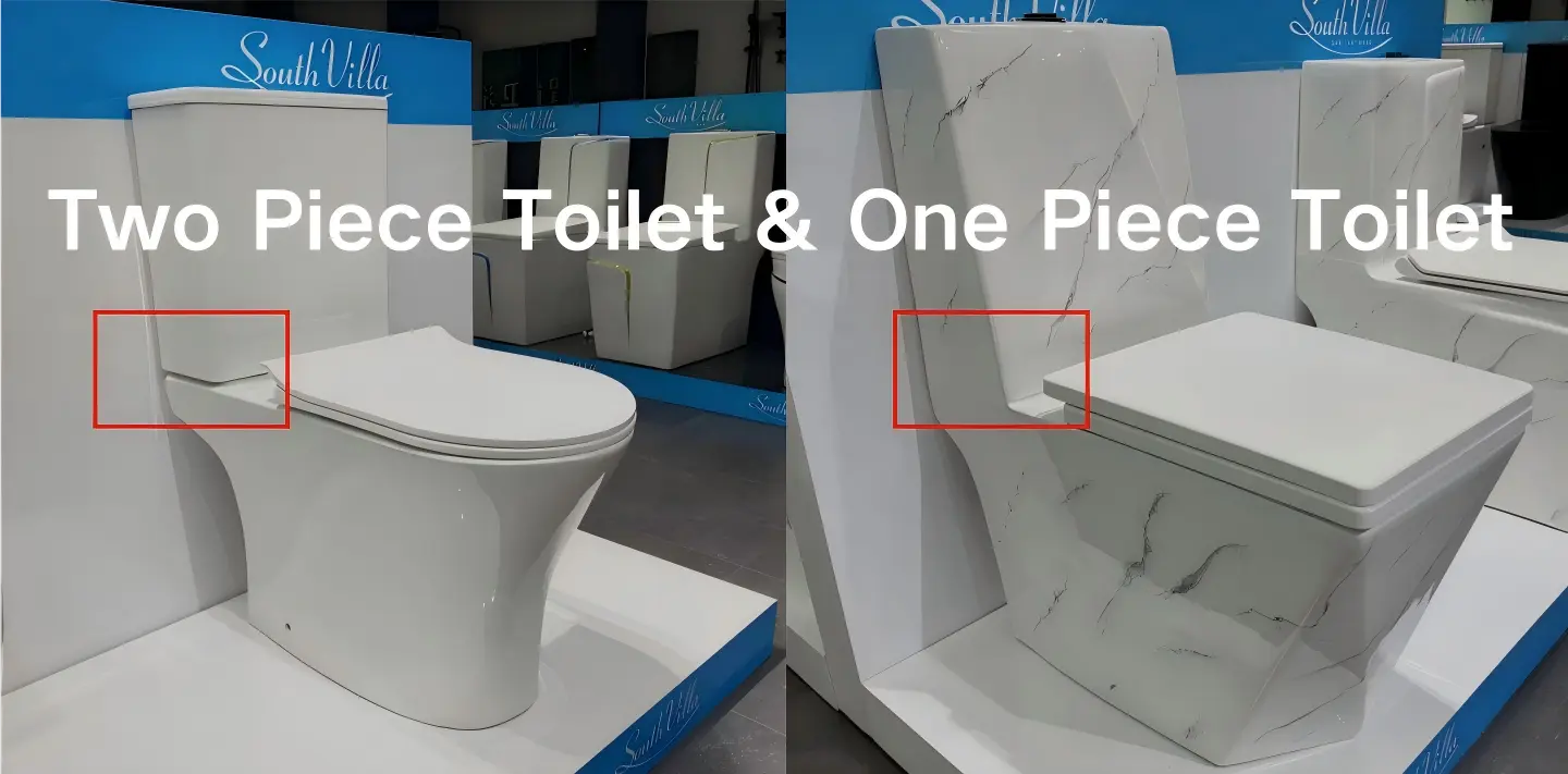 two piece toilet and one piece toilet