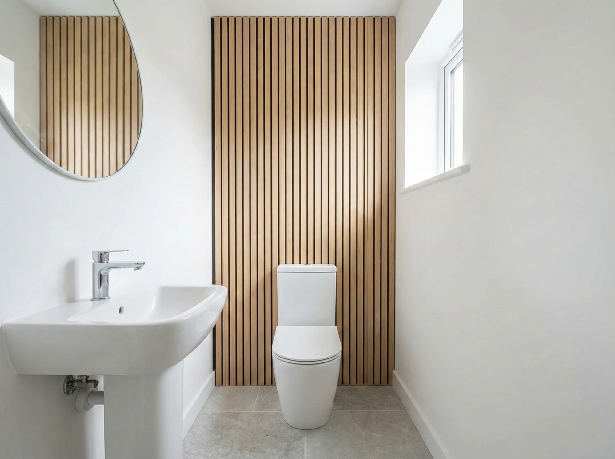 wall surfaces unsuitable for wall-hung toilets