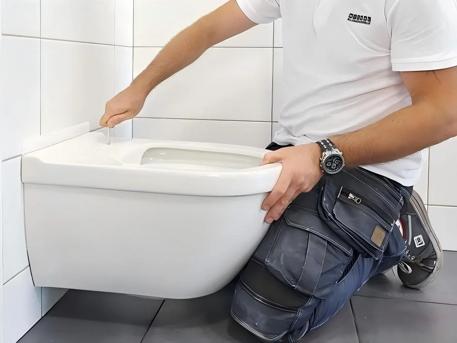 Step 7 Install the Wall-Mounted Toilet Bowl