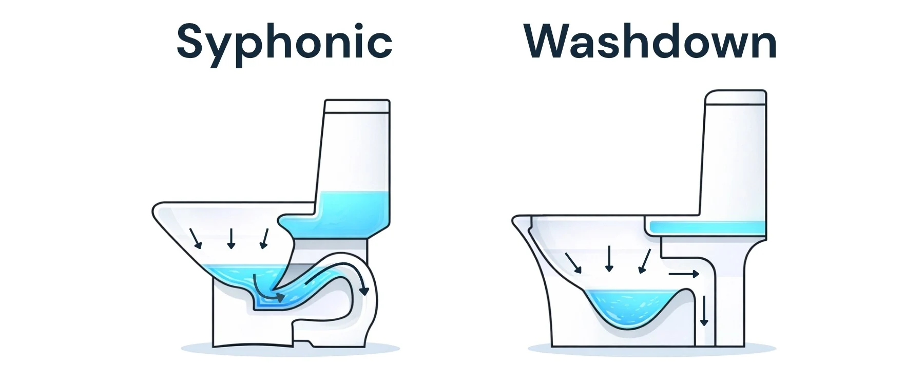 Siphonic and Washdown Flushing Systems