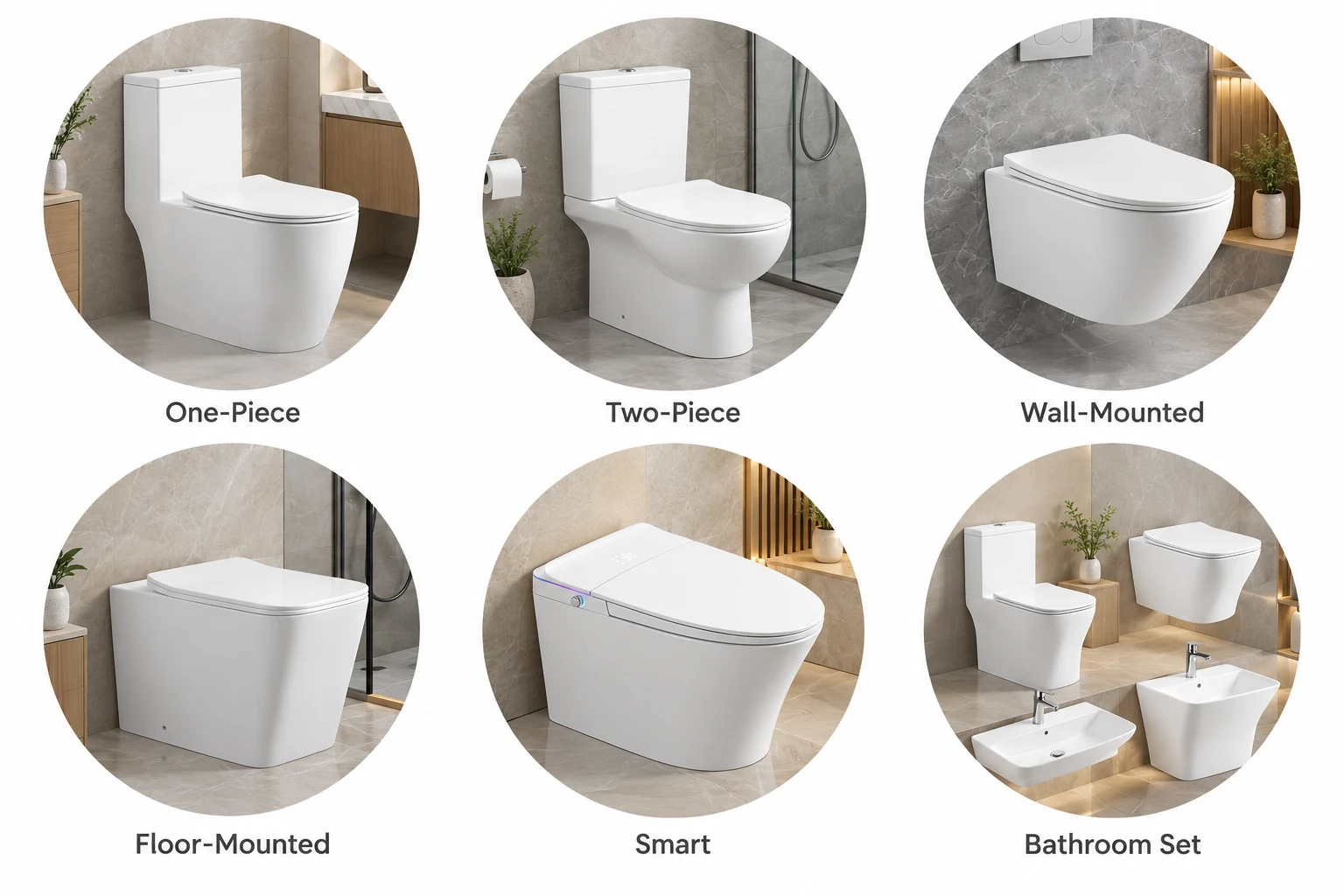 comprehensive range of toilet styles from chinese manufacturers